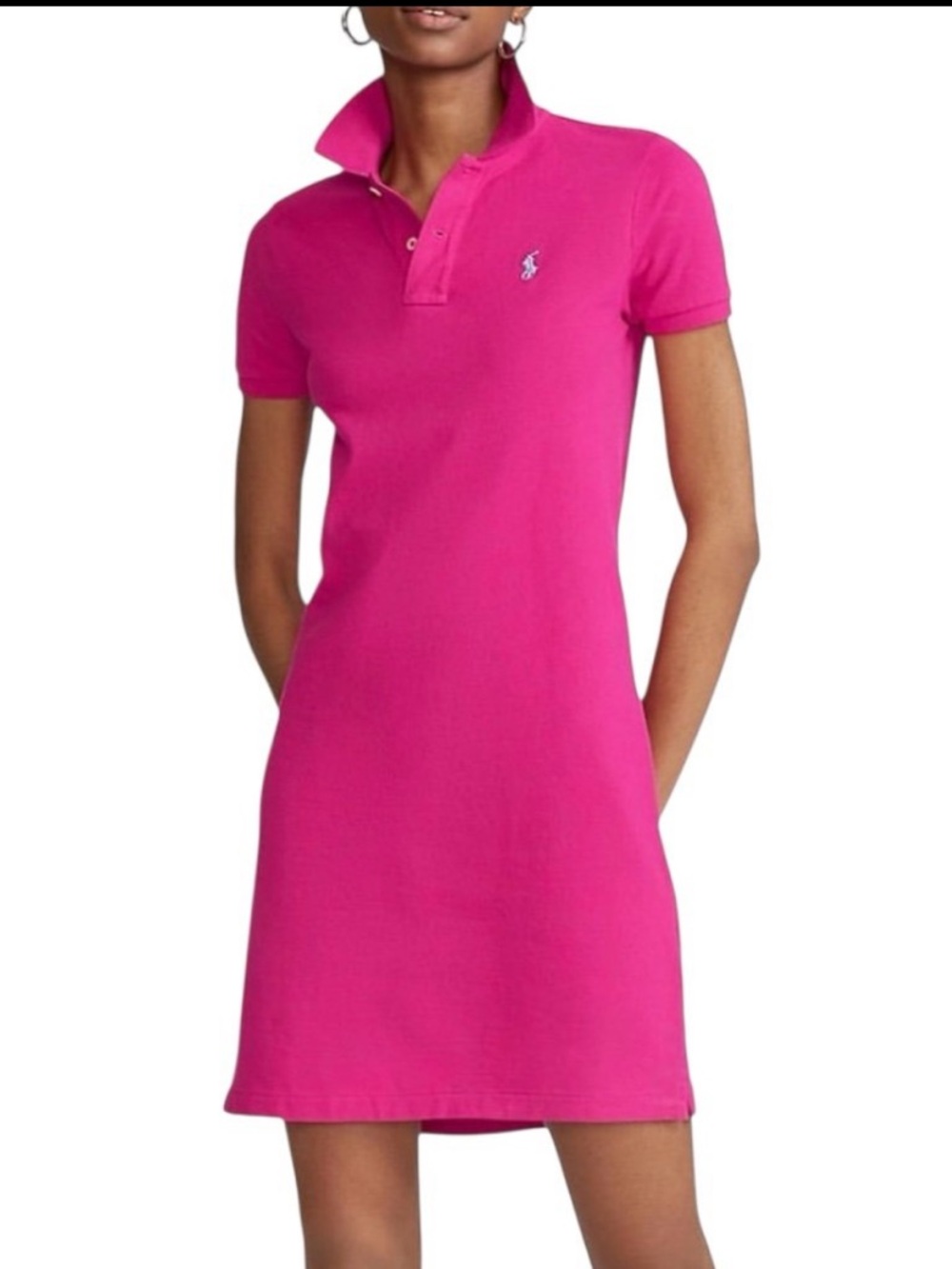 Ralph Lauren Hot Pink Polo Mini Dress